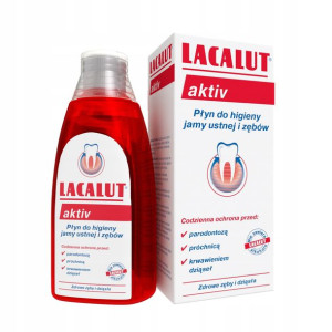 LACALUT AKTIV Płyn do płukania jamy ustnej 300 ml