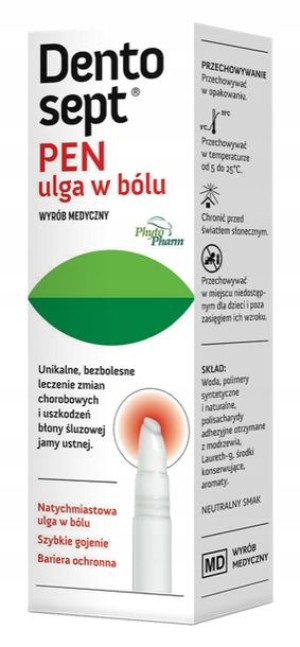 Dentosept Pen ulga w bólu Aplikator 3,3 ml