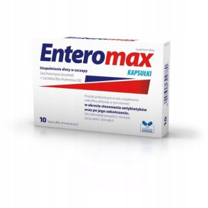 Enteromax probiotyk od 6 miesiąca 10 kaps.