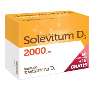 Solevitum D3 2000 60kaps + 15kaps Witamina D