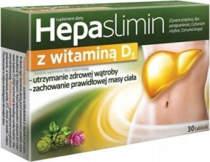 Hepaslimin z witaminą D3 tabletki powlekane 30 szt