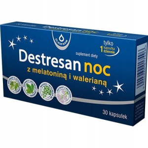 Destresan Noc z melatoniną i walerianą 30 kaps.