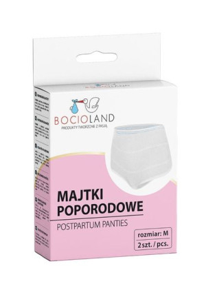 Bocioland Majtki Poporodowe Siateczkowe 2 Szt. M