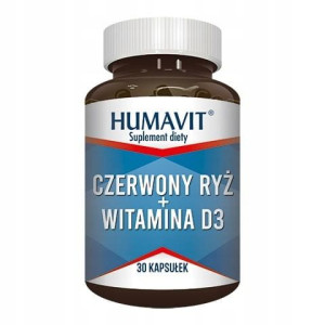 HUMAVIT Czerwony ryż z witaminą D3 30 kaps.