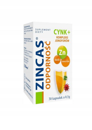 ZINCAS ODPORNOŚĆ 30 kaps. Cynk, Kwercetyna