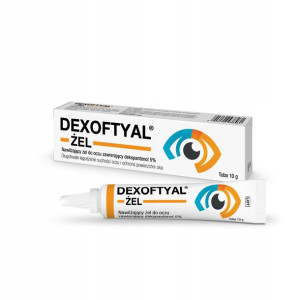 DEXOFTYAL ŻEL do oczu dekspantenol 5% 10 g