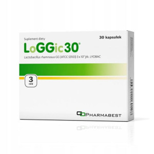 LoGGic30 30 kaps. probiotyk, 3 miliardy bakteri