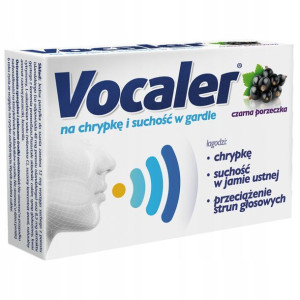 Vocaler Na Chrypkę I Suchość Czarna Porzeczka 12sz