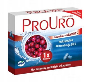 PROURO 30 kaps. wsparcie dróg moczowych