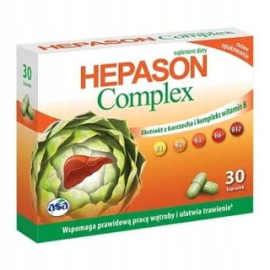 HEPASON COMPLEX 30 kaps. wątroba, trawienie