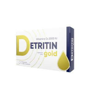 Detritin Gold Witamina D w oleju z krokosza 75 kap