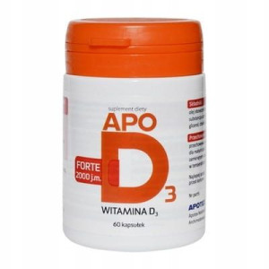 APOD3 Forte 2000 j.m. 60 kapsułek Witamina D3