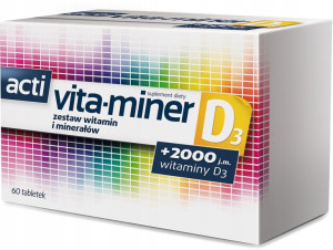 Aflofarm Acti Vita-miner D3 60tabl