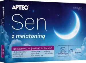 Sen APTEO z melatoniną 60 tabl.