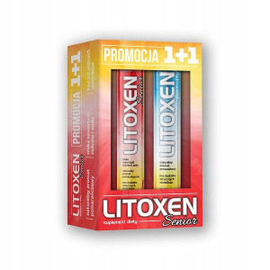 Litoxen senior elektrolity zestaw 1+1 (2×20 tabl.)