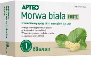 Morwa biała Forte 600 mg APTEO 60 kaps.