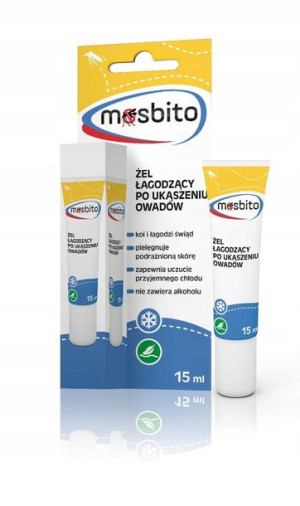 MOSBITO żel łagodzący po ukąszeniu owadów 15 g