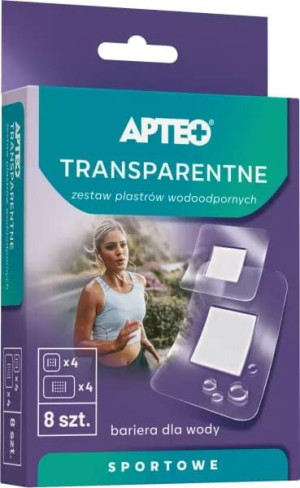 zestaw plastrów wodoodpornych APTEO 8 szt.