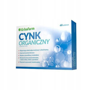 Erbafarm Cynk Organiczny 60 tabl.