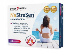 NaStreSen z melatoniną 30 tabl. spokój, relaks