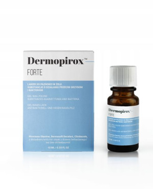 DERMOPIROX Forte lakier 10 ml grzybica paznokci