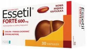 ESSETIL FORTE 30 kaps. fosfolipidy wątroba