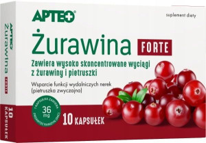 Żurawina Forte APTEO 10 kaps. układ moczowy
