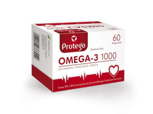 Protego OMEGA-3 1000 60 kaps. serce, kwasy omega 3