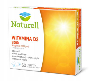 Naturell Witamina D3 2000 60 tabletek do ssania