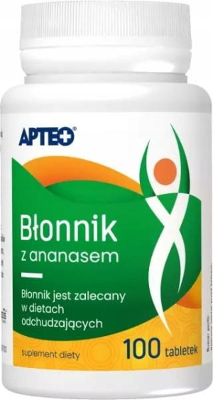 Błonnik z ananasem APTEO 100 tab. ODCHUDZANIE