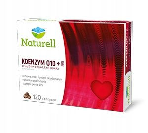 Naturell KOENZYM Q10 30mg wit E 5mg 120 kaps