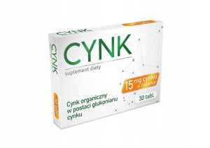 Cynk 15 mg 30 tab. (AlgPharma)