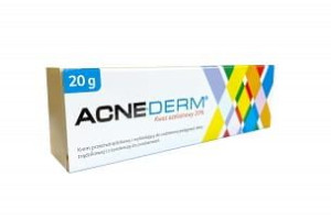 ACNE-DERM Krem 20 g przeciwtrądzikowy, wybielający