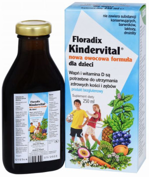 FLORADIX KINDERVITAL dla dzieci tonik 250 ml