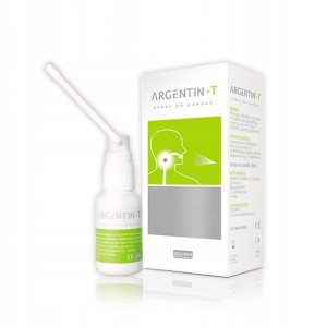 Argentin - T, spray do gardła, 20ml migdałki