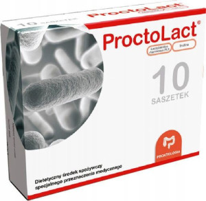 PROCTOLACT-M 10 SASZ. hemoroidy