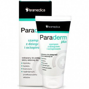 PARADERM PLUS szampon z dziegciem octopirox łupież