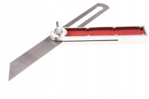 Kątownik Nastawny Aluminiowy Stolarski 200 Mm