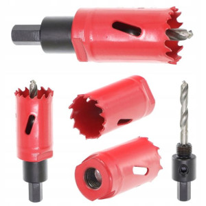 Otwornica Bimetal Do Drewna Metalu 29 Mm Adapter