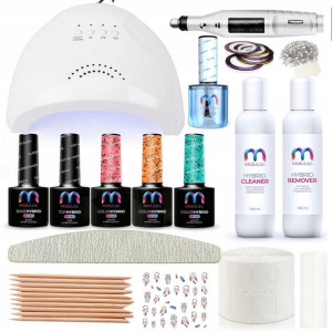 Zestaw do hybryd Malulac LAMPA LED 48W + FREZARKA