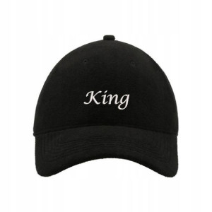 Czarna czapka z daszkiem King dla Niego
