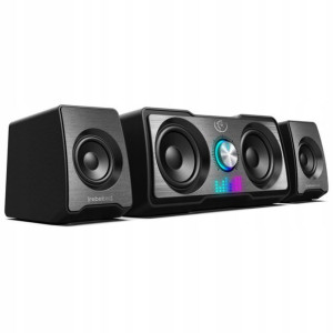 Podświetrlane głośniki komputerowe + subwoofer 22W