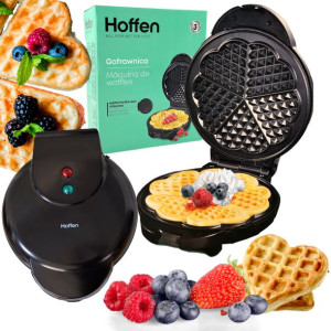Hoffen Gofrownica Czarna 1200w