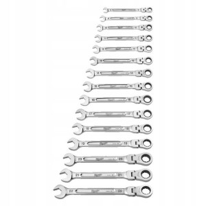 Milwaukee Klucze Płasko-oczkowe Maxbite 15 Szt