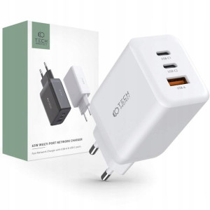 Ładowarka Tech-Protect C65 W 3-porty PD65 W/QC3.0