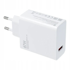 Oryginalna Ładowarka Xiaomi Fast Charger 67W biała
