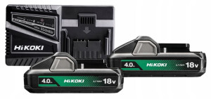 Hikoki Ładowarka + 2x Akumulator 4ah Uc18yfslwez