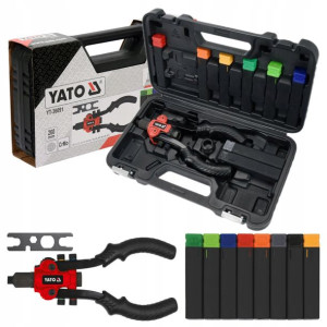 Yato Nitownica Dźwigniowa 2,4-6,4mm M3-m12, 3w1