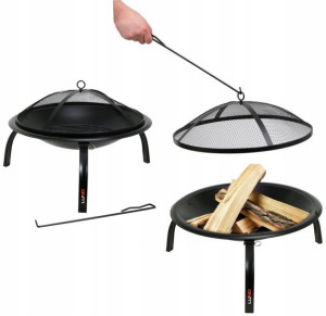 Palenisko Składane Ogrodowe Ognisko + Pokrywa 56cm