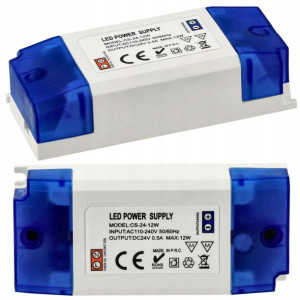 Zasilacz LED meblowy 0,5A 12W IP20 24V